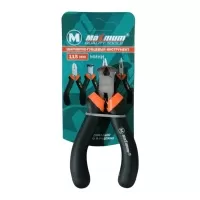 Кусачки торцевые мини 115 мм, CRV, резиновые рукоятки, черные, "MAXIMUM" MX 14350